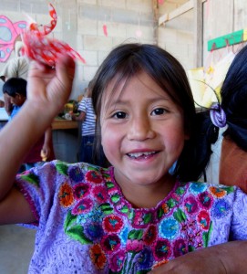 a child in Guatemala